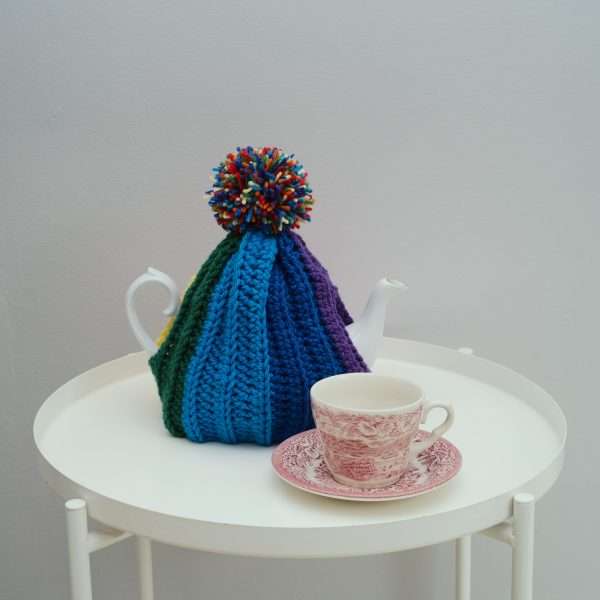 Bogha Báistí (Rainbow) Tea Cosy - Irish Crafts - Image 2