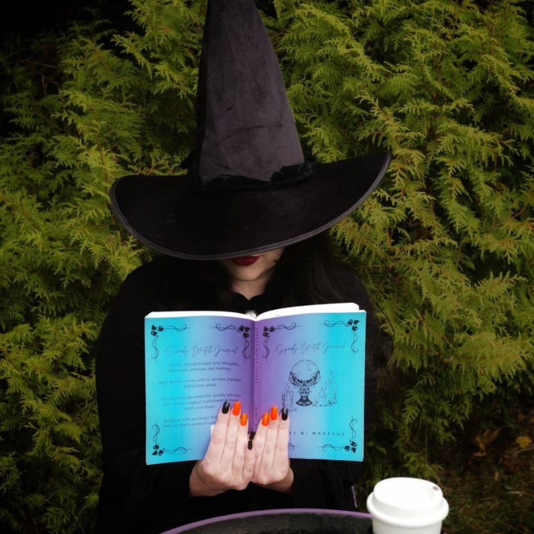 There are only 2 Spooky Witch Journals left in stock 🧙♀️
Decorated with spooky themes, this journal is designed to help you track your thoughts, behaviours, emotions and feelings.
Each section is thoughtfully designed with dedicated space for journalling, magical worksheets to track spells and rituals and more.
Use this journal to gain insight into your inner self, explore your spiritual journey and find a sense of calm and peace.
Designed with grá, this journal is the perfect tool for anyone seeking to heal and connect with their inner magic. Order yours today and begin your journey towards healing and transformation.
The Spooky Witch Journal is printed through a sustainable reading programme (in partnership with Ecologi) meaning it has a low envrionmental impact and a tree is planted for each book sold.
#spooky #journaling #irishcrafts #veganbusiness #buyirish #smallbusiness