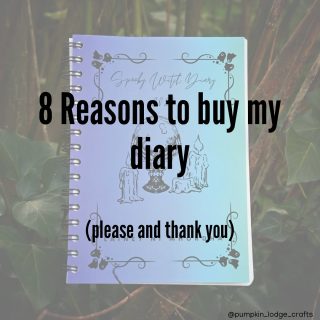 8 reasons to buy my Spooky Witch Diary 2026 ๐งโโ๏ธ
1. It celebrates Irish and Celtic folklore
2. It contains ghouls, ghosts and spooky friends
3. Youโll be able to track important dates and festivities
4. It is eco friendly
5. It feels very soft and nice
6. It will help you make 2025 more magical
7. Youโre supporting a small business who contributes and donates to great humanitarian and animal causes
8. Iโll do a happy dance for every purchase
I really hope you like it. You can get it from the link in my bio. ๐งโโ๏ธ
#irishwriter #irishauthor #spooky #spookywitch #spookygirls #bookstagram