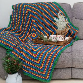 My Draíocht blanket is the perfect item to cosy up and feel snuggly in. Vibrant jewel tones and emerald green edging depict a sense of Irish myth, magic and folklore.
This crocheted blanket is perfect for curling up on the couch or cuddling in bed waiting for Santa.
It is ready to ship right now.
The yarn used in this project is vegan.
I think it is my favourite out of my crocheted blankets.
#irishcrafts #madeinireland #crochet #cosyblanket #buyirish #buyirishchristmas #handmadewithlove #vegangifts