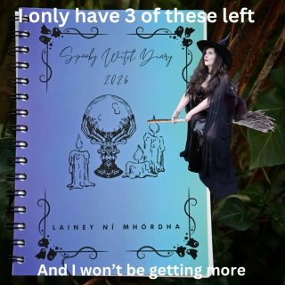 My 2026 Spooky Witch Diary is almost sold out, there are only 3 left. ๐งโโ๏ธ
Today is also the last day to order for guaranteed Christmas delivery. ๐
๐ผ
Make 2026 magical with my diary. ๐ช
#irishwriter #irishauthor #irishcrafts #buyirish
