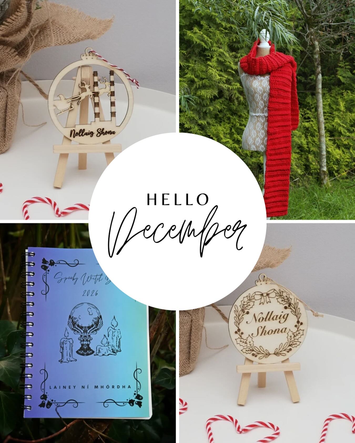 My Christmas collection is full of gifts handmade with love. Whether you’re a fan of winter whimsy or you love a classic red and white Christmas style, I have something for you. 

My wooden decorations which celebrate Irish language and culture make a wonderful present and are just €5.

#irishcrafts #buyirish #madeinireland #smallbusiness #handmadeinireland #smallirishbusiness #irishchristmas

buyirish #smallirishbusiness #irishcrafts #irishwriters #madewithlove