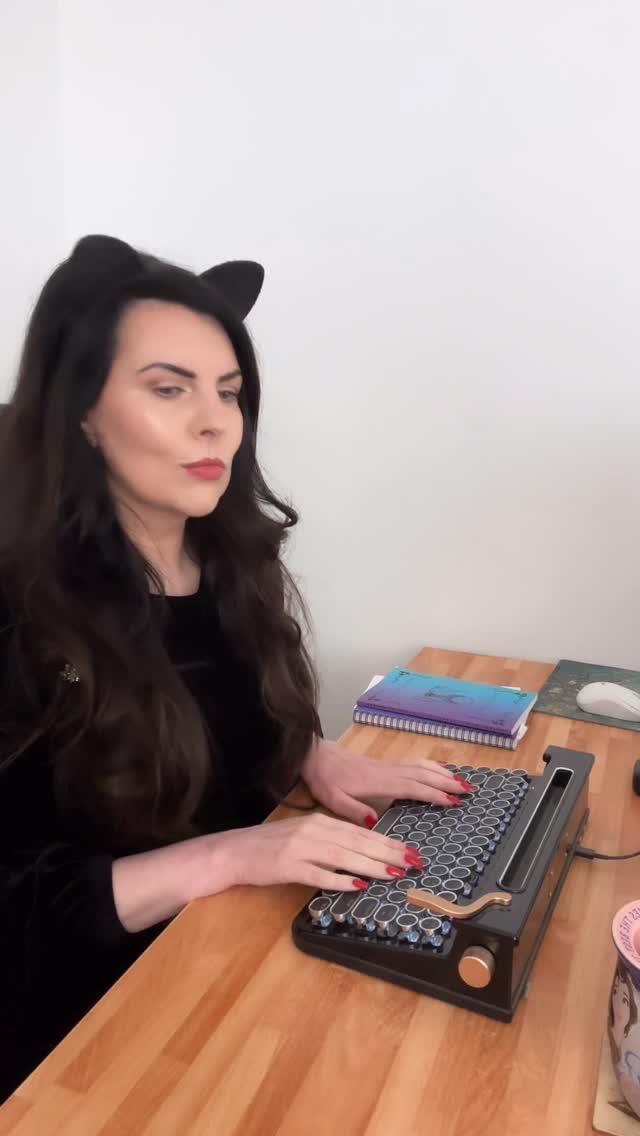 My book writing process 📚

Does it have a title? Not really. When will it be done? Who knows. Will it be spooky? Yes. 

It’s a sort of Irish folklore meets spooky lifestyle meets witchy wisdom type thing. Maybe that’s the description I’ll put on the back cover.

Don’t forget that 10% of sales from my books Spooky Witch Journal and Recipes for Autumn Souls, Vegan Comfort Food is donated to @mylovelyhorserescue @mylovelypigrescue. 

My typewriter keyboard makes me feel like Jessica Fletcher. 

#Irishwriter #irishauthor #newbook #irishbusiness #bookstagram